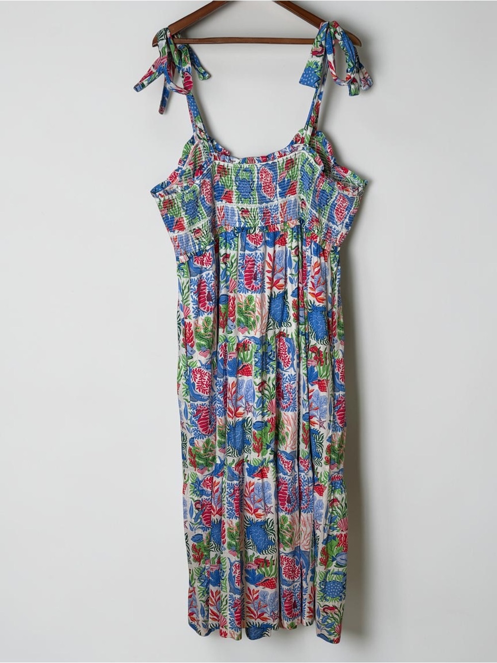 NWT Printfresh Stained Glass Sea Siren Maxi Dress Size 2X - Picture 7 of 16